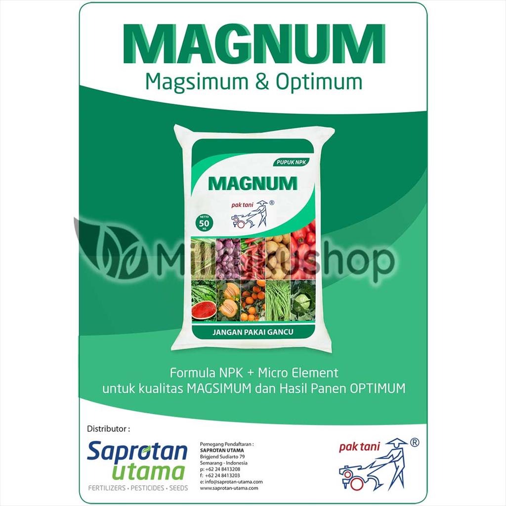 PUPUK PAK TANI MAGNUM 50 KG KEMASAN PABRIK NPK VIA CARGO