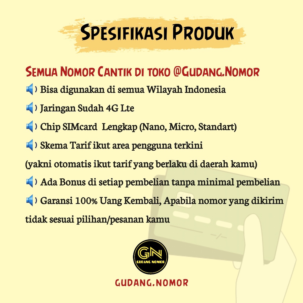 Nomor Cantik Simpati 3131 8282
