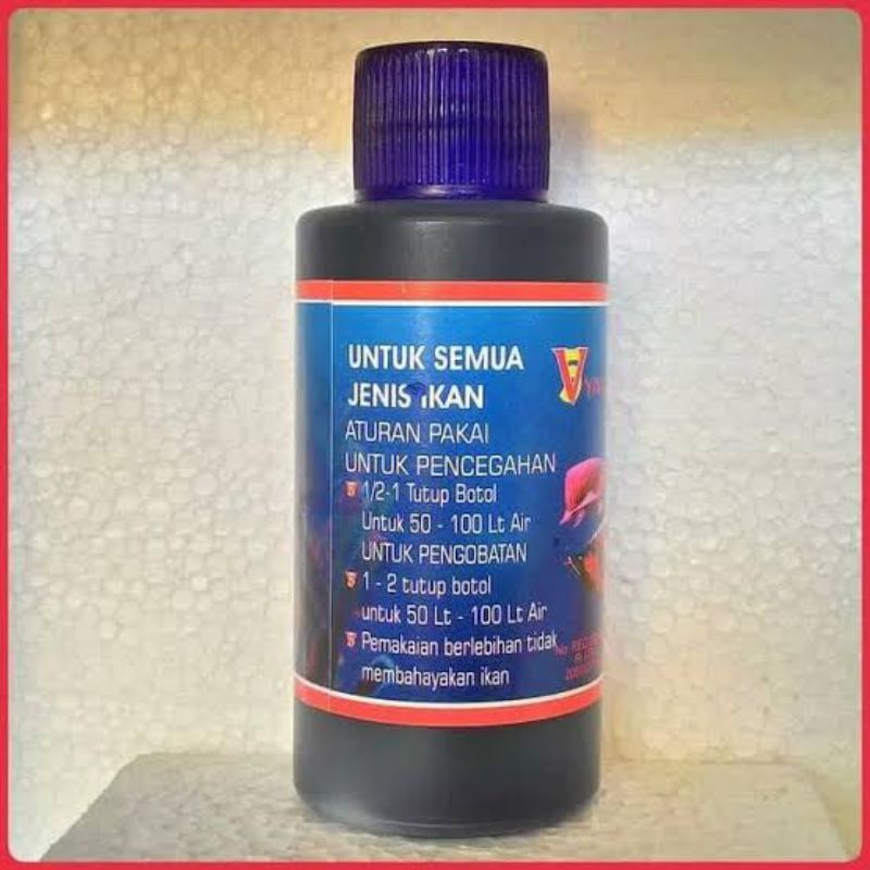 methylene blue plus obat biru ikan chana cupang koi koki