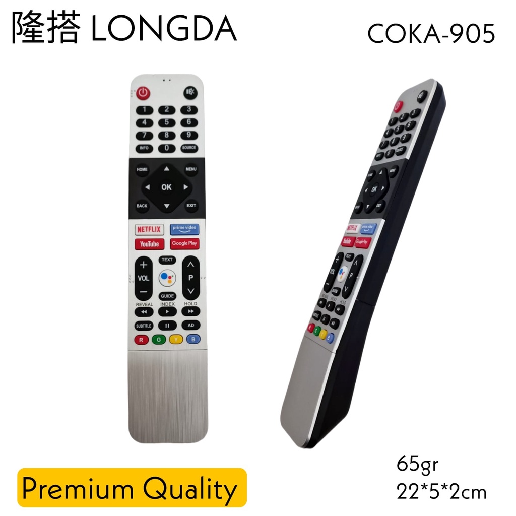 Remot Pengganti untuk  Smart TV Android Coocaa LONGDA COKA 905