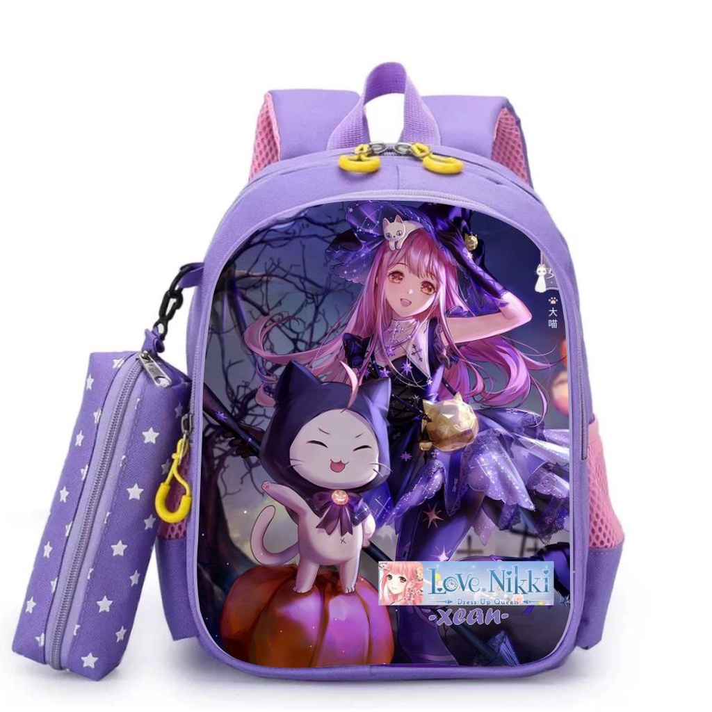 Tas Ransel Sekolah Anak Perempuan TK dan SD Karakter Game LOVE NIKKI Kualitas PREMIUM Bisa COD dan B