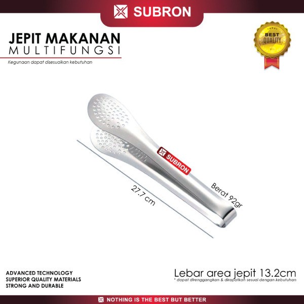 Jepitan Stainless Lubang Multifungsi 9inch 12inch 14inch Capit - 9inch - SUBRON