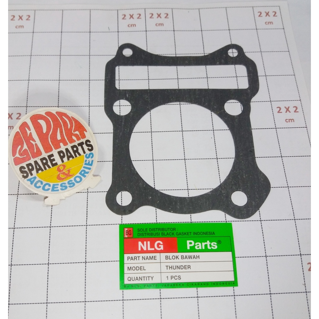 Paking Blok Boring Thunder Gasket Perpak Blok Seher Thunder