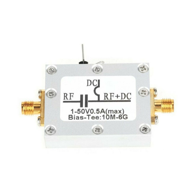 Zzz 10MHz-6GHz Coaxial Blocker Broadband Frekuensi Radio Microwave Coaxial Bias Tee