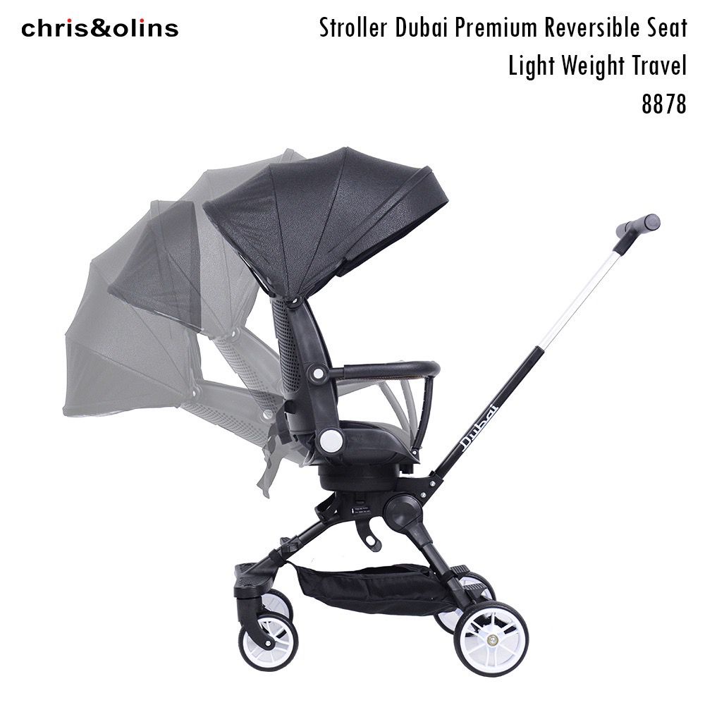 CHRIS OLINS STROLLER DUBAI REVERSIBLE LIGHT TRAVEL 8878 / KERETA DORONG / STROLLER BAYI