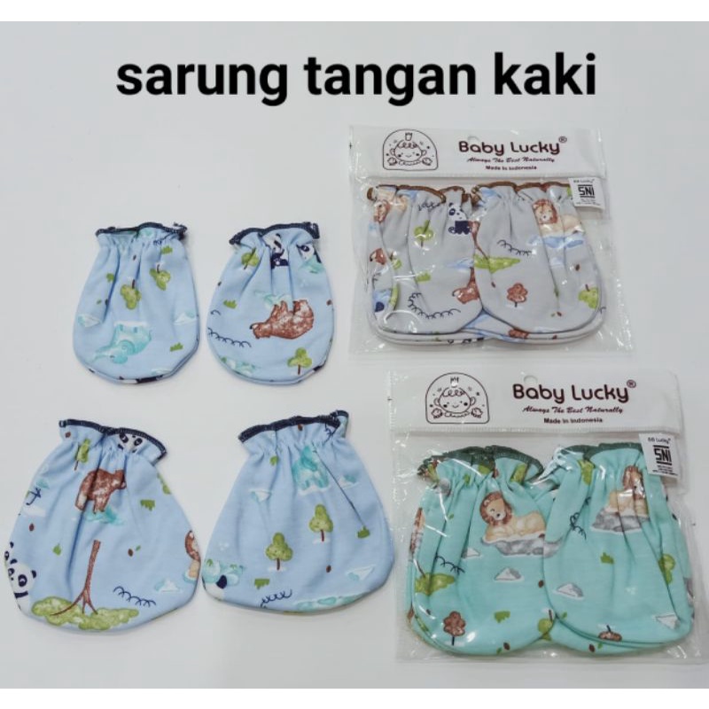 Baby Lucky Baby lucky sarung tangan kaki bayi