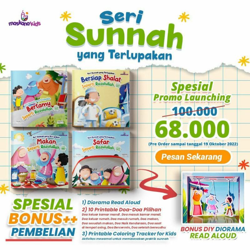 SERI SUNNAH yang terlupakan/ Buku adab anak islam