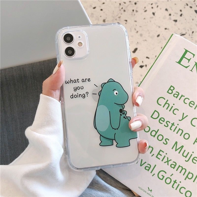 Dino Couple printing anticrack case realme c55 c30 c33 redmi 10 4g a1 2022 pocophone m4 pro 4g c40 m5 f4 5g