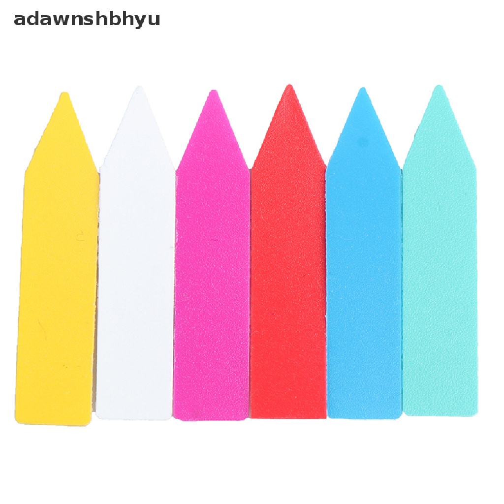 Adawnshbhyu 100pc 5*1cm Label Tanaman Indoor Name Tag Plastik Multicolors ID