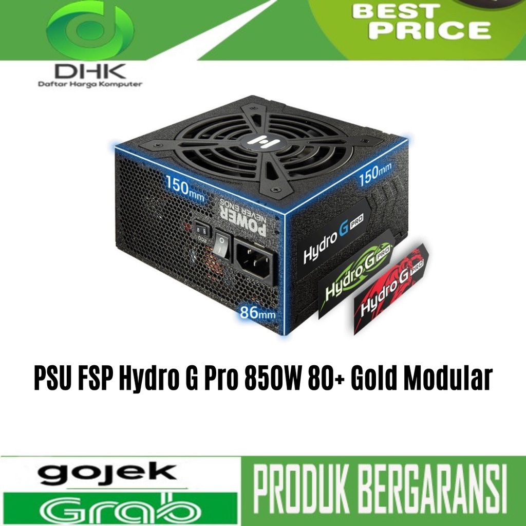 PSU FSP HYDRO G PRO 850W 80+ GOLD - FULL MODULAR