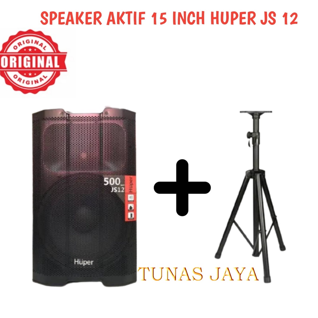 Jual Speaker Aktif 15" Huper JS12 Active Speaker 15 Inch JS 12 (1 Pcs ...