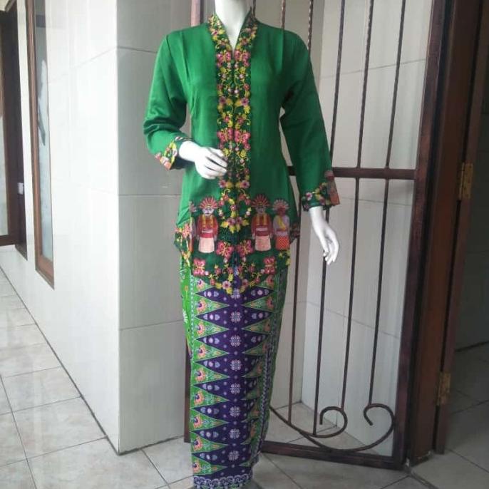 oneset kebaya encim modern/kebaya wanita/encim katun ima