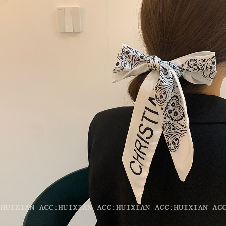 (Hello Girl)F179 Syal Kecil/Scarf/Ikat Rambut Wanita/Syal Multifungsi Elegan Import