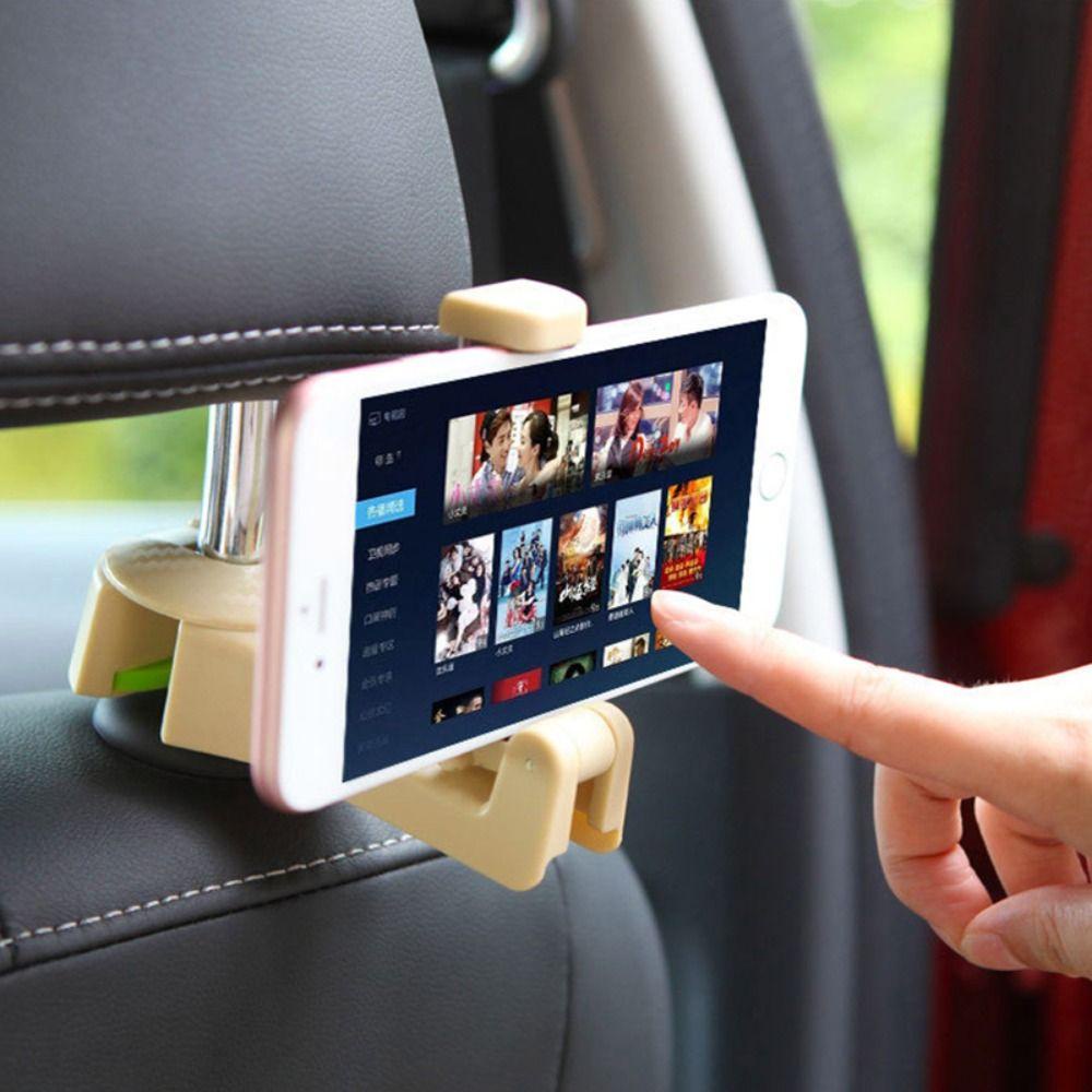 Lanfy Braket Kursi Mobil Two-in-one Multifungsi Organizer Foldble Clips Auto Decor Aksesoris Pengait Headrest Interior Mobil