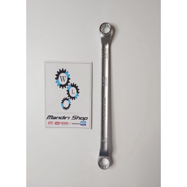 Terbaik Kunci Ring KTC M5-1719 Long Offset Wrench Promo