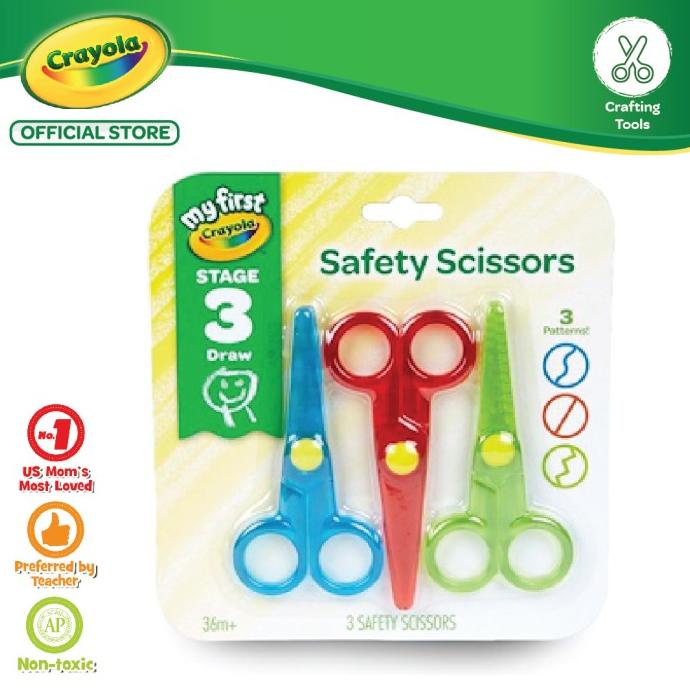 

My First Crayola Stage 3 Safety Scissors 3pcs