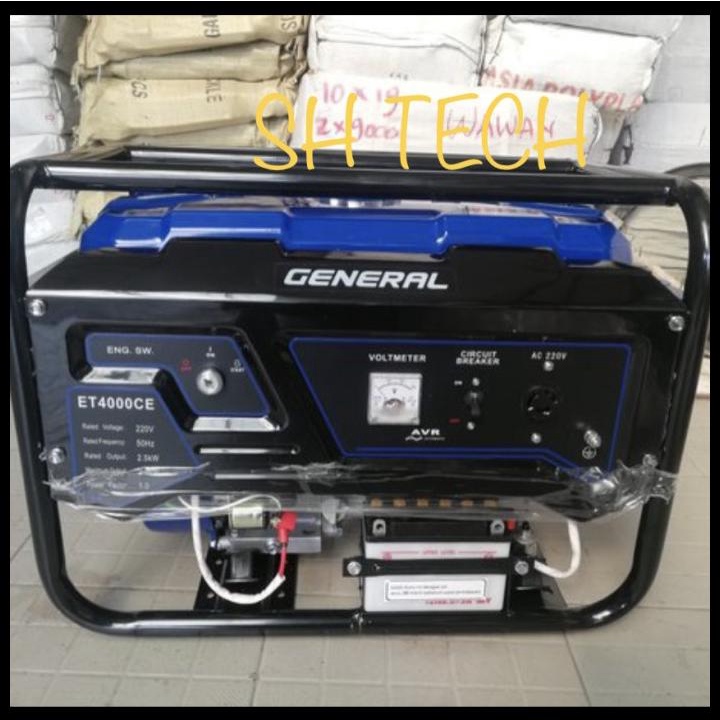 GENSET GENERAL ET 4000 CE 2800 WATT GENERATOR LISTRIK