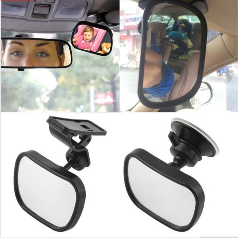 Kaca Spion Bayi Rear View Mirror 2in1 untuk mengawasi balita di mobil