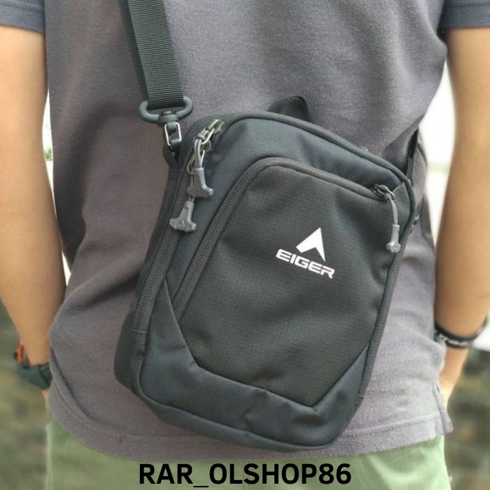 Promo Tas Selempang Pria Eiger2288 Distro Heavy Tas Slingbag Bahu Pria-Full Shop