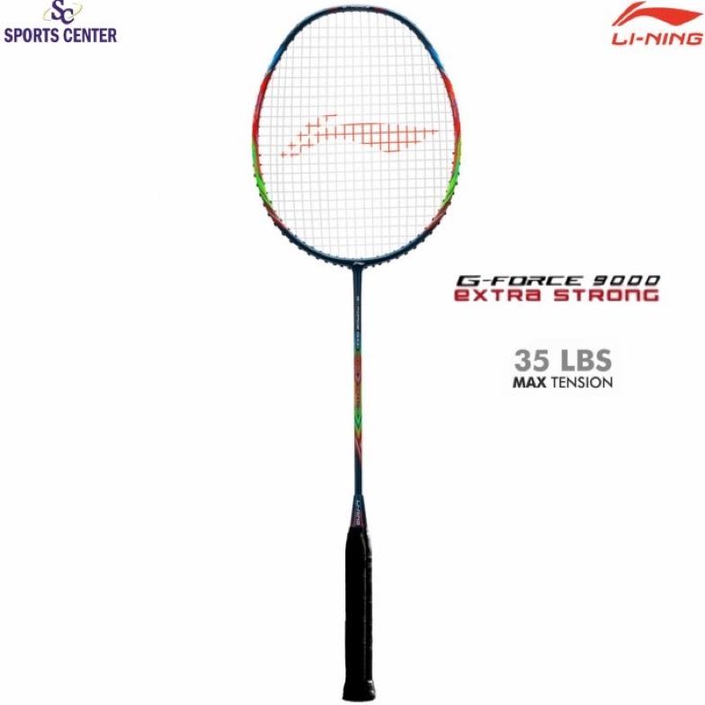 Clear Sale Raket Badminton Lining G-Force / Gforce / G Force 9000 Extra Strong Navy
