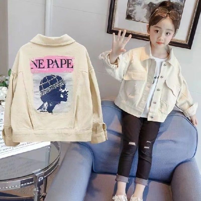 jacket women text ne pape