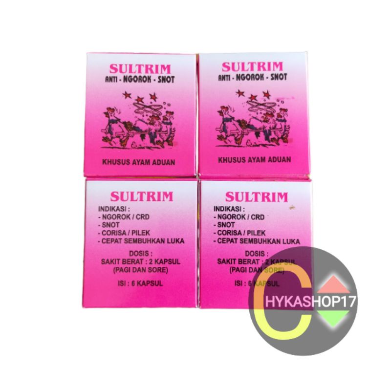 SULTRIM OBAT AYAM ngorok snot pilek dll