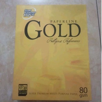 

Kertas HVS Quarto 80g Paperline Gold
