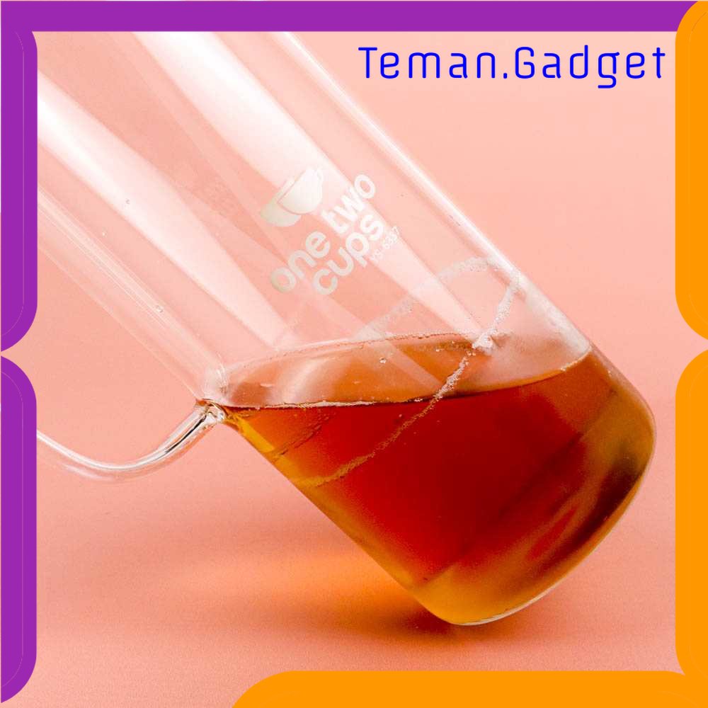 TG - DPR One Two Cups Teko Pitcher Teh Kopi Borosilicate Glass 1380ml - YS-6337