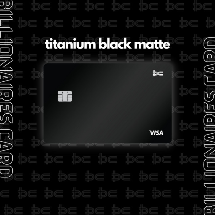 

CUSTOM METAL ATM DEBIT CREDIT CARD (BUKAN SKIN CARD) - TITANIUM BLACK