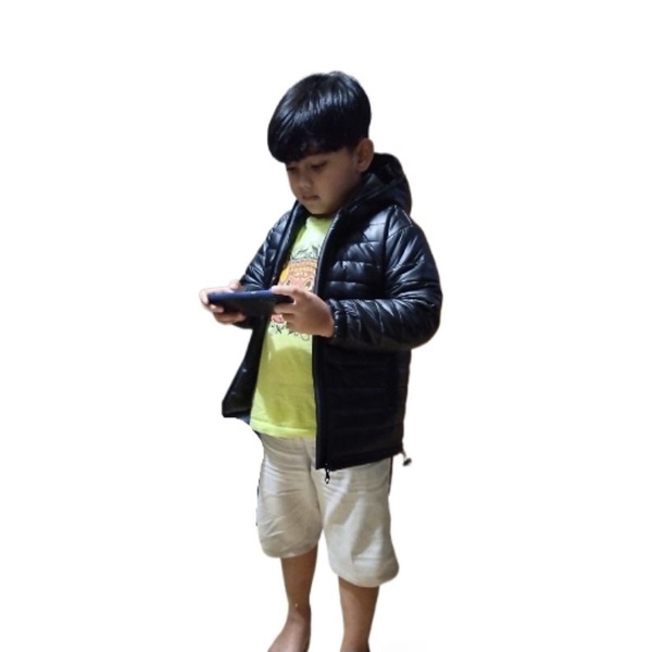 jaket Puper anak tanggung hitam