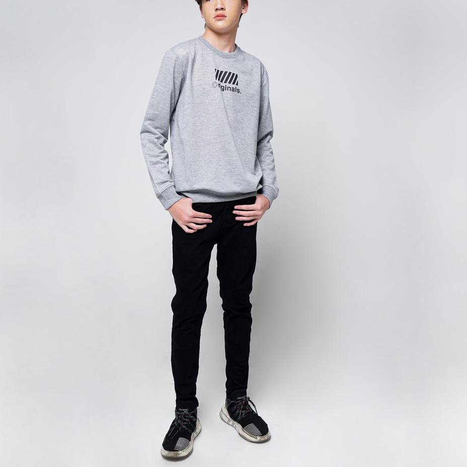 Booming Sweater Casual Cowok SEYES S1144 Sweatshirt Pria Lengan Panjang Premium