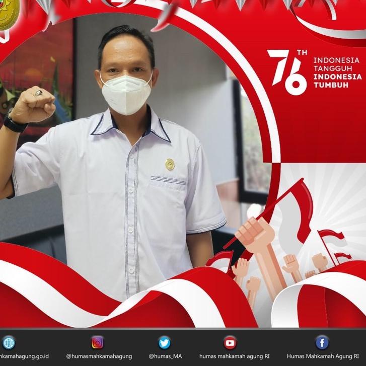 pakaian Dinas Kemeja Putih Pria Mahkamah Agung kualitas baik