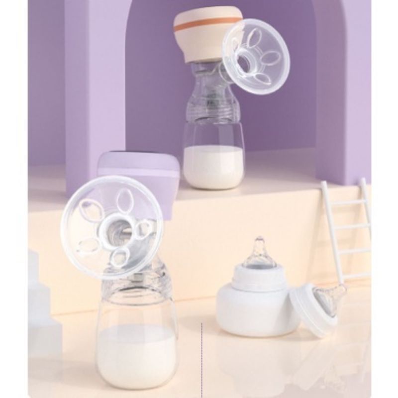 Pompa ASI elektrik portable tanpa kabel dan selang / Rechargeable Breast Pump single elektrik / Real bubee pompa adi elektrik 2 pump