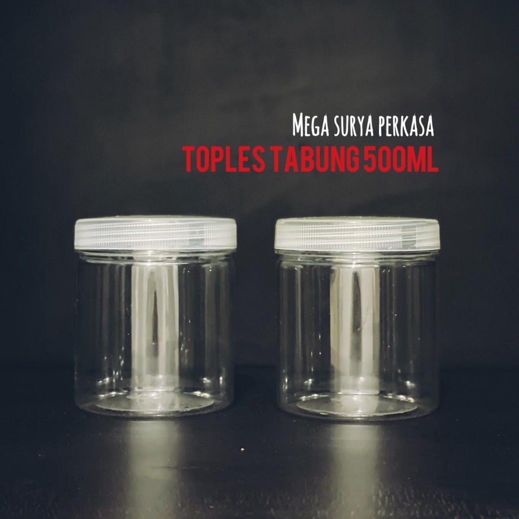 Toples Silinder 500 ml Toples Tabung 500 ml Toples Plastik 500 ml