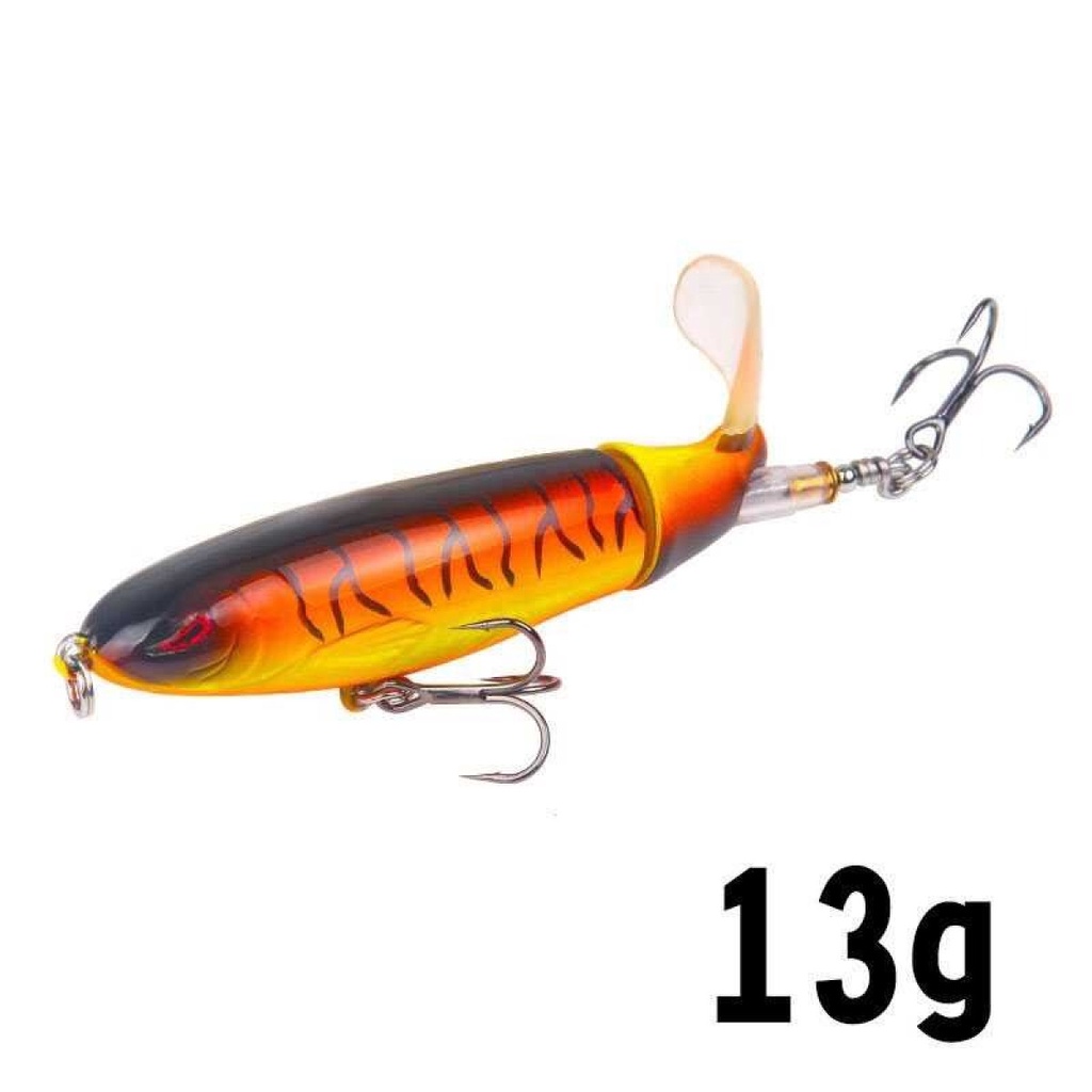 Umpan Pancing Ekor Berputar Fishing Lure Ikan Long Tail 13G