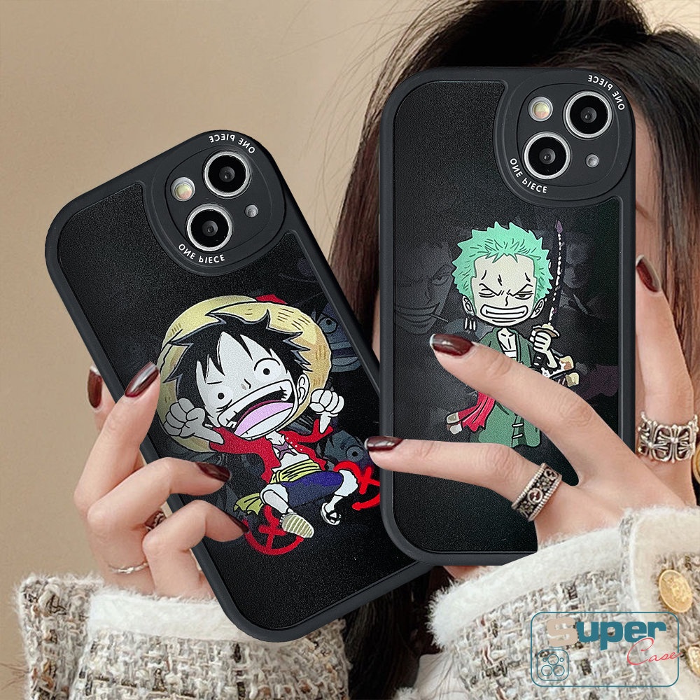 Case Redmi 10C 9T 9C 12C A1 10 9 10A 9A Mi 12x11 Lite 11T Redmi Note 11 10s 10 10Pro 8 11s Note 9 9Pro 9s 11Pro+8Pro POCO F4 M3 One Piece Kartun Lucu Luffy Zoro Sarung Tpu Lembut
