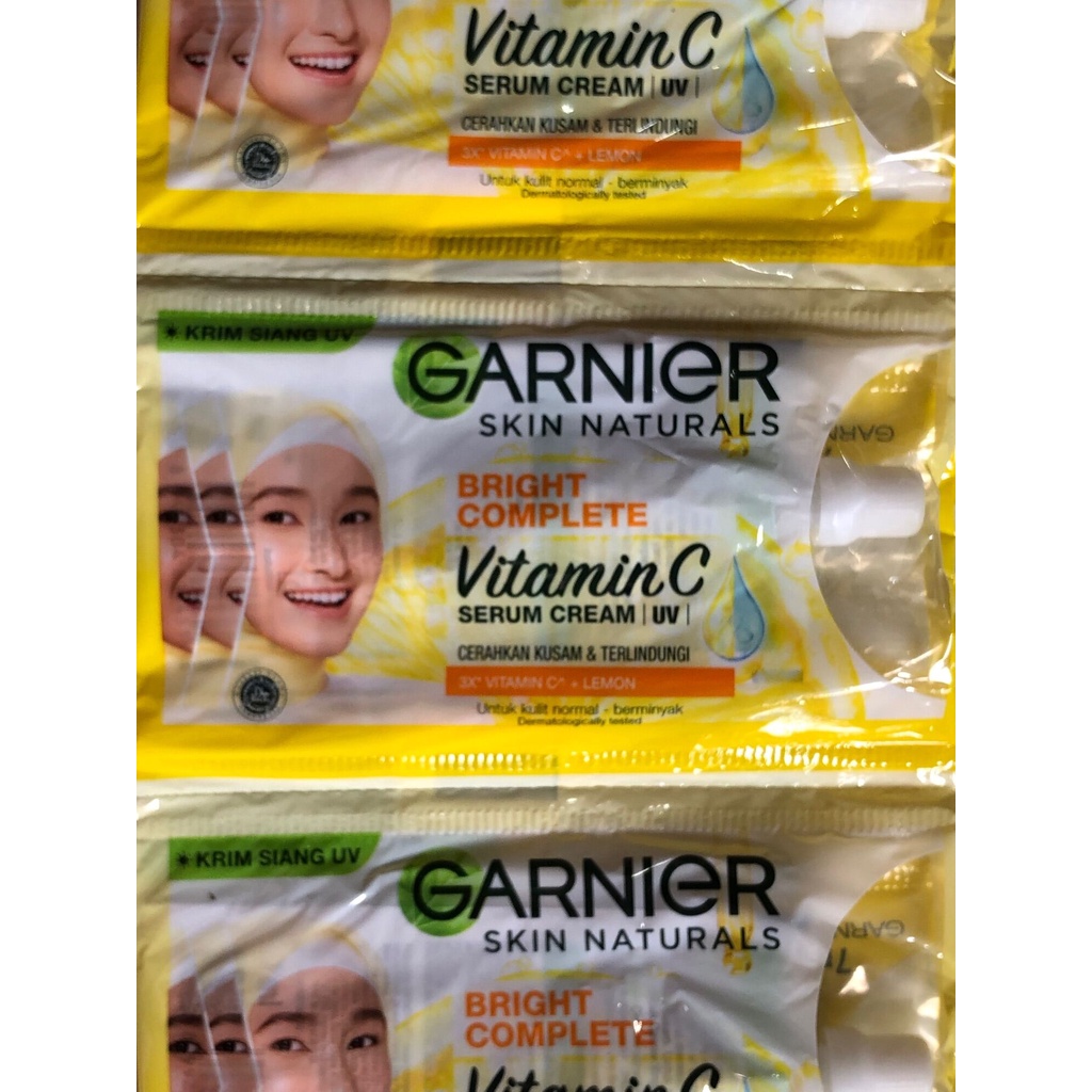 GARNIER Light Complete Whitening Serum Cream UV Sachet 7mL