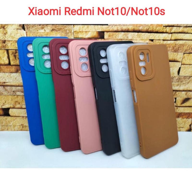 Xiaomi Redmi Not10/Not10s Casing Macaron Protect Camera