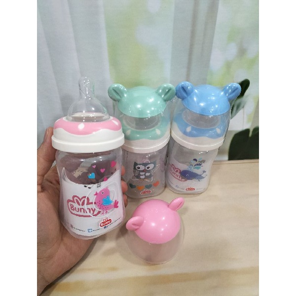 Botol Susu Wide Neck Karakter Lucu Bunny BPA Free 150 Ml ADW 1504