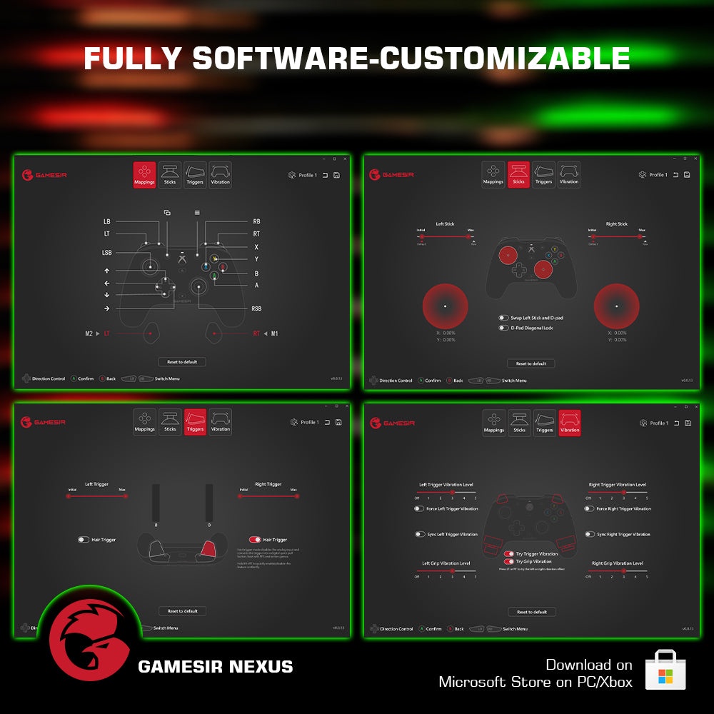 Gamesir G7 Wired Gamepad Controller Xbox One Xbox Series X S Windows 10 Windows 11