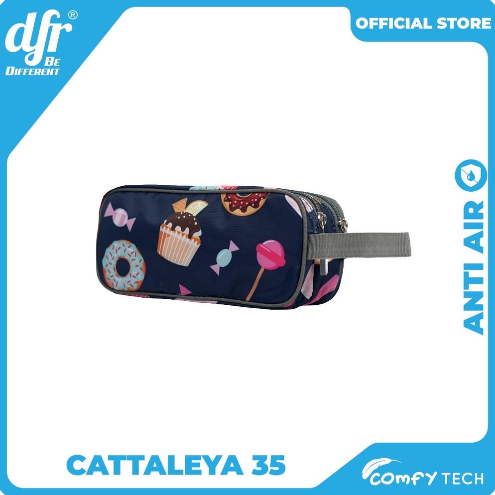 

BISA COD DFR TEMPAT PENSIL POUCH ANTI AIR BEST SELLER MOTIF LUCU - CATTALEYA