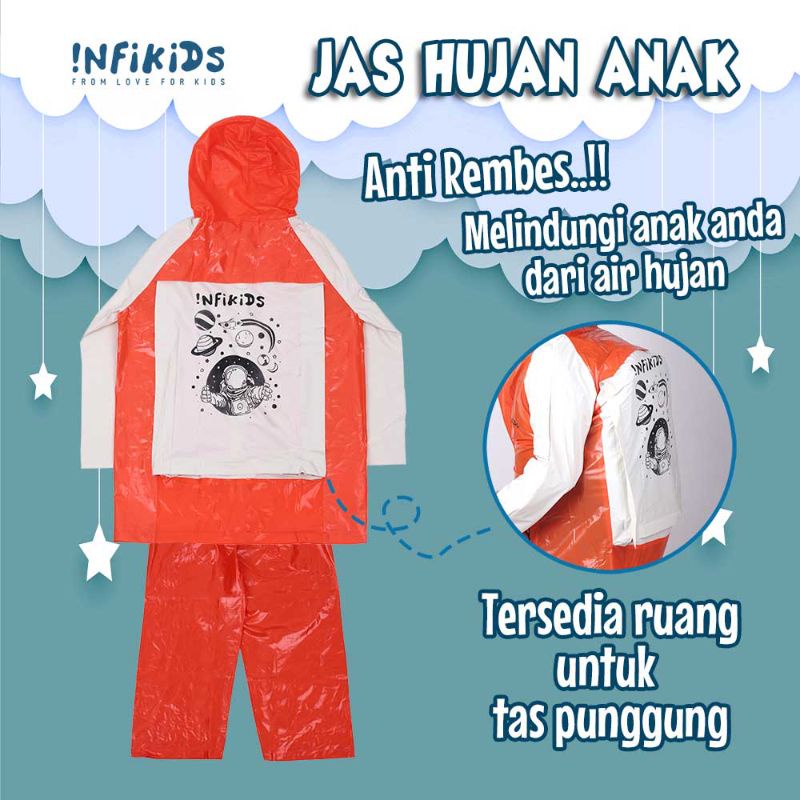 Ready 10 Warna Jas Hujan Anak Setelan Baju Celana Sambungan Pres Usia 6 - 12 Tahun Terbaru Ada Ruang Untuk Tas | Jaket Hujan Anak | Raincoat Mantel Anak Tanggung Usia SD