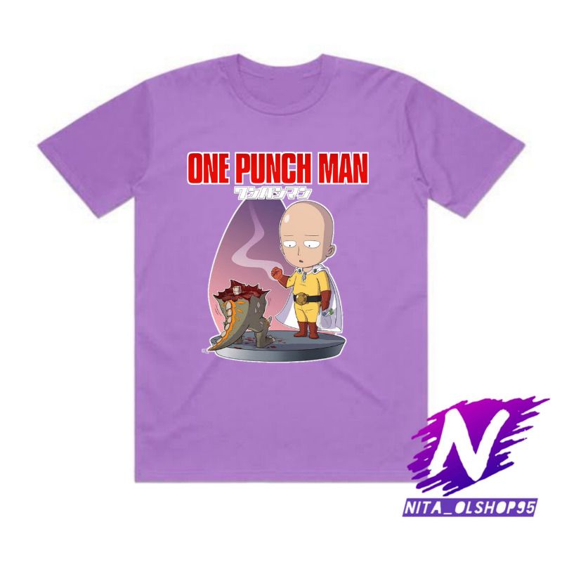 baju anak kaos anak one punch man saitama