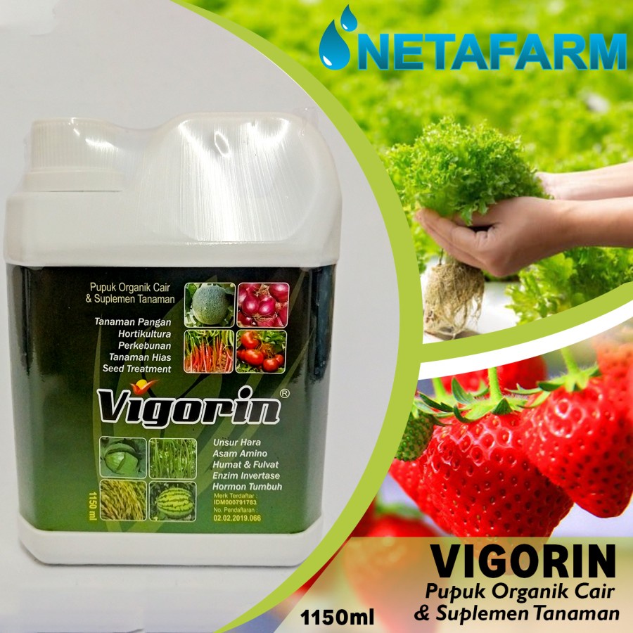 Pupuk Organik Cair &amp; Suplemen Tanaman VIGORIN 1150 ml