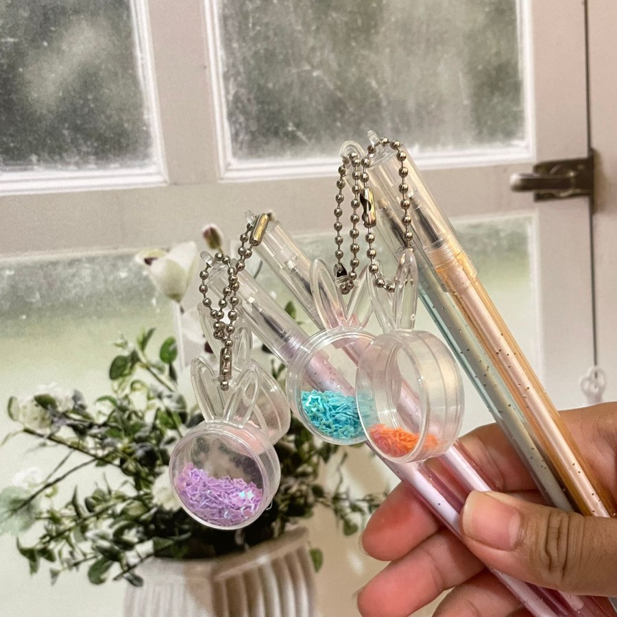 

PULPEN GANTUNGAN KELINCI FRUIT IMUT CUTE WARNA PASTEL PEN GLITER RABIT MURAH DAN BISA COD
