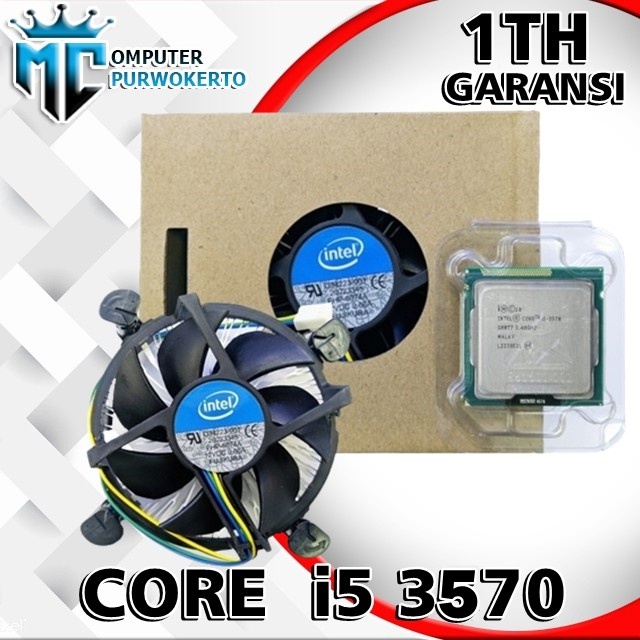 Processor Intel Core I5 3570 3.40GHz Ivy bridge Generasi 3 + FAN