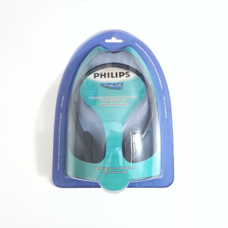 Headphone Philips SBC HL-125 (NOS (NEW OLD STOCK)) cocok u/ walkman, discman,ipod, hp, laptop, dll
