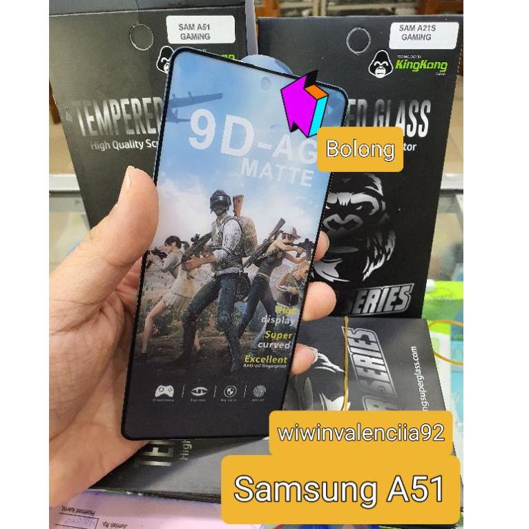 (K-2&amp;7☛) 2022 SAMSUNG A53 5G/A52s 5G/A52 4G-5G/M13/A12/M51/M11/A72/A52 4G/A11/A21S/A31/A51/A71/M12/M62/M52 5G/A33/A73/A23/M23/M33/M53 5G Tempred Glass A-MINYAK Full Cover KINGKONG berkualitas