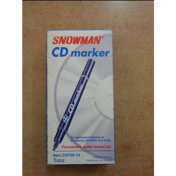 SNOWMAN CD MARKER MERAH - PCS