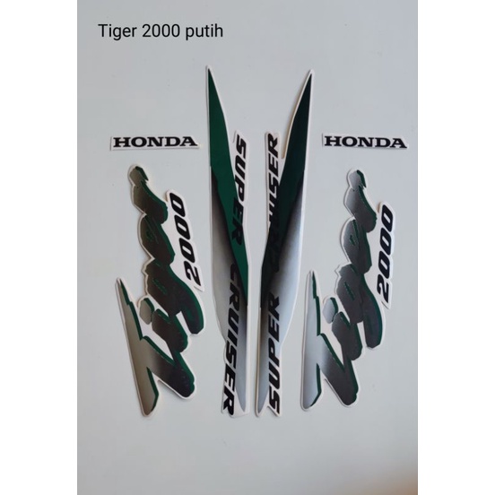 STRIPING ORI HONDA TIGER 2000) Putih